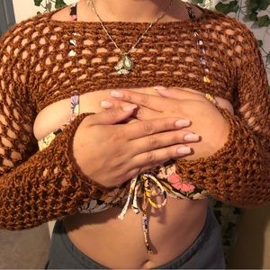 Handmade crochet shrug size S/M
